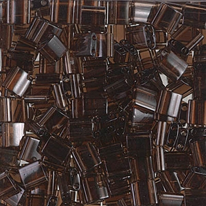 Miyuki 5mm Tranparent Root Beer Tila Bead