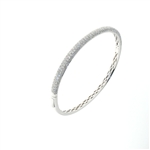 BLD0043 18k White Gold Diamond Bracelet