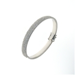 BLD0056 18k White Gold Diamond Bracelet