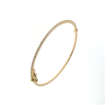BLD0077 18k Rose Gold Diamond Bracelet