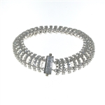 BLD0085 18k White Gold Diamond Bracelet