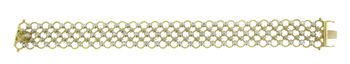 BLD2343 18k Yellow Gold Diamond Bracelet