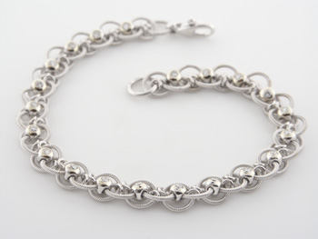 BLD2346 18k White Gold Diamond Bracelet