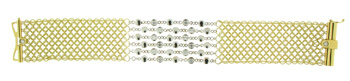 BLD3395 18k Yellow Gold Diamond Bracelet