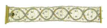BLD3398 18k Yellow & White Gold Diamond Bracelet