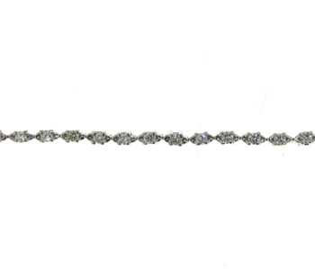 BLD3520 18k White Gold Diamond Bracelet