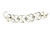 BLD3615 18k White & Yellow Gold Diamond Bracelet