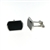 CUF1017 Sterling Silver Onyx Cuff Links