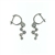 EDC0050 18k White Gold Diamond Earrings