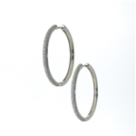 EDC01001 18k White Gold Diamond Earrings