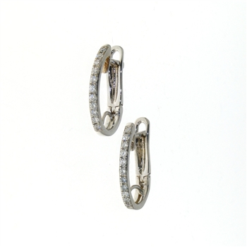 EDC01044 18k White Gold Earrings