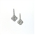 EDC01055 18k White Gold Diamond Earrings