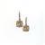 EDC01057 18k Rose Gold Diamond Earrings