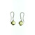 EDP0023 18k White Gold Diamond Citrine Earrings
