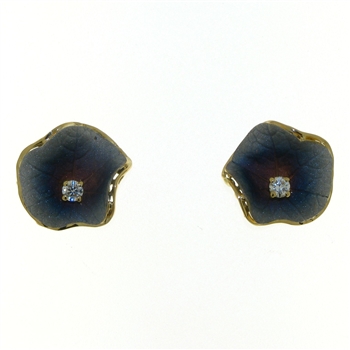 EDP0051 18k Yellow Gold Diamond Earrings