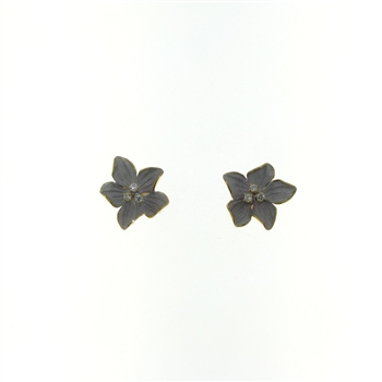 EDP0052 18k Yellow Gold Diamond Earrings
