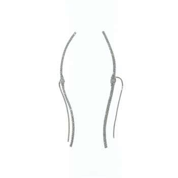EDP0055 18k White Gold Diamond Earrings