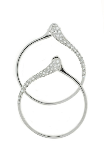 EDP2111 18k White Gold Diamond Earrings