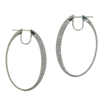 EDP2114 18k White Gold Diamond Earrings