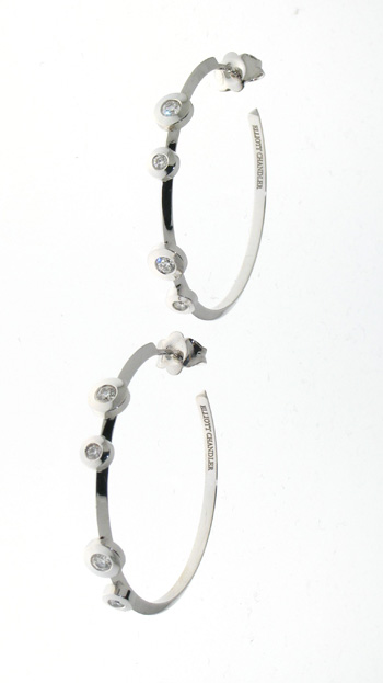 EDP2174 18k White Gold Diamond Earrings