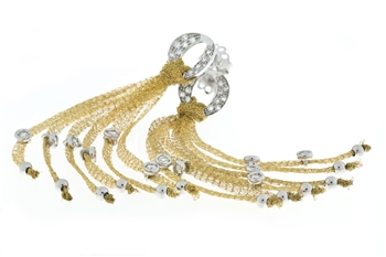 EDP2627 18k Yellow Gold Diamond Earrings