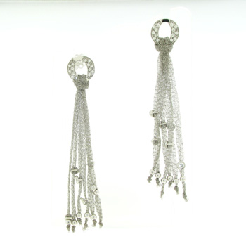EDP2628 18k White Gold Diamond Earrings
