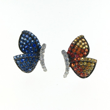 EDP2634 18k White Gold Diamond Earrings