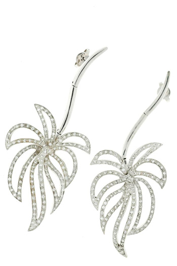 EDP3365 18k White Gold Diamond Earrings