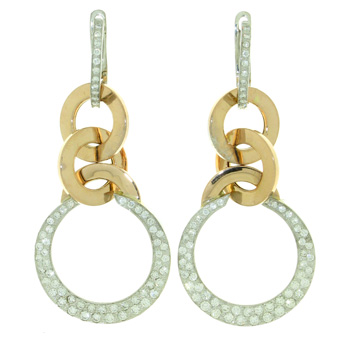 EDP3367 18k Rose Gold Diamond Earrings