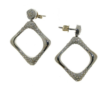 EDP3368 18k White Gold Diamond Earrings