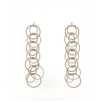 EGP2019 18k Rose & White Gold Earrings