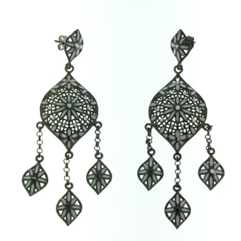 ESP1023 Sterling Silver Enamel Earrings