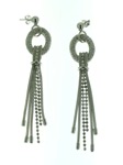 ESP1025 Sterling Silver Crystal Earrings