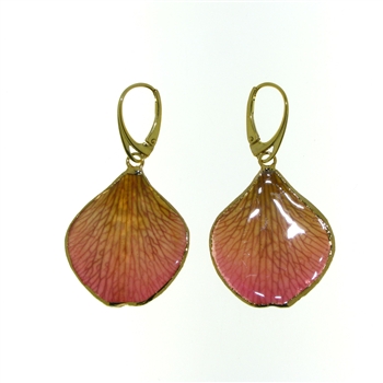 ESS1136 Sterling Silver Petal Earrings