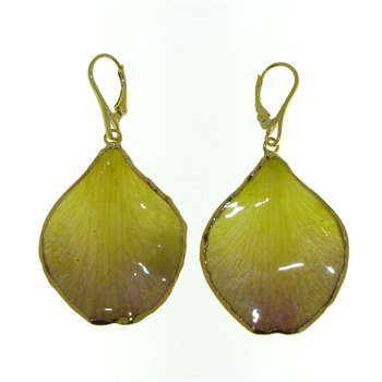 ESS1137 Sterling Silver Petal Earrings