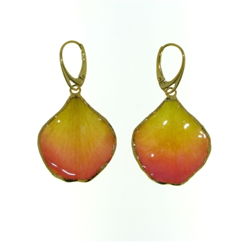 ESS1138 Sterling Silver Petal Earrings