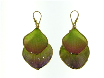 ESS1142 Sterling Silver Petal Earrings