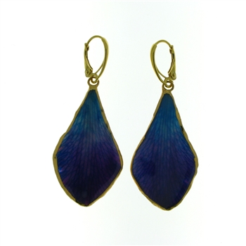 ESS1143 Sterling Silver Petal Earrings