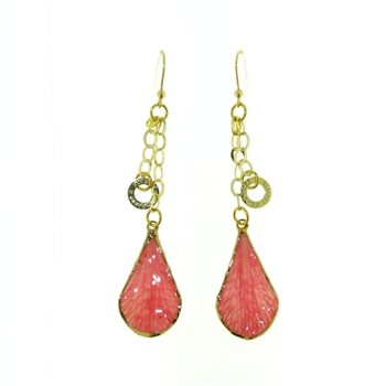 ESS1165 Sterling Silver Petal Earrings