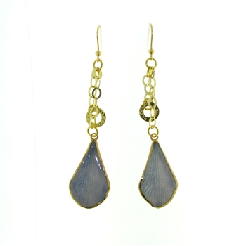 ESS1170 Sterling Silver Petal Earrings