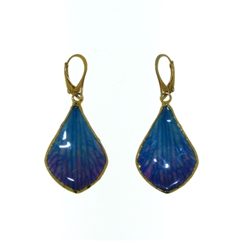 ESS1174 Sterling Silver Petal Earrings