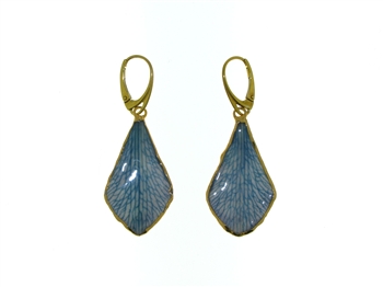 ESS1176 Sterling Silver Petal Earrings