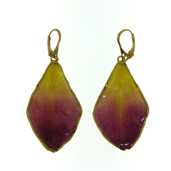 ESS1209 Sterling Silver Petal Earrings