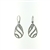 ESS9023 Sterling Silver Crystal Earrings