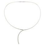 NEC01001 18k White Gold Diamond Necklace