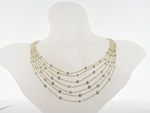 NEC1039 18k Yellow Gold Diamond Necklace