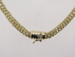NEC1046 18k Yellow Gold Diamond Necklace