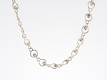 NEC1067 18k Yellow & White Gold Diamond Necklace