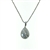 NLS1267 Sterling Silver Crystal Necklace