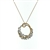 PLD0044 18k Rose Gold Diamond Necklace